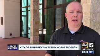 City of Surprise temporarily halts recycling program