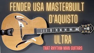 2000 Fender Custom Shop Masterbuilt Steven Stern D'Aquisto Ultra Archtop Guitar at That Rhythm Man