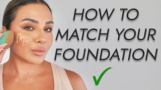 HOW TO MATCH YOUR FOUNDATION TO YOUR SKIN | NINA UBHI