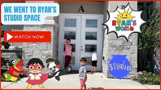 Ryan's Studio Space Tour | Ryan’s world | Studio Space