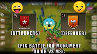 World Warfare | EPIC BATTLE FOR MONUMENT!!! | UH OH (DEFENDER) VS MSC (ATTACKERS) #3