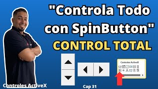 Cómo Usar el SpinButton en Controles ActiveX en Excel VBA: Ejemplos Prácticos Cap 31 #sepamosexcel