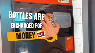 ขวดน้ำแลกเงินในประเทศนอร์เวย์ / Exchange the bottle for money in Norway