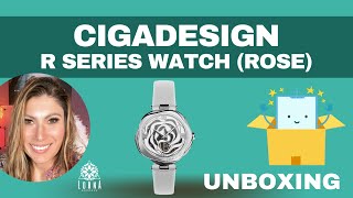 CIGA Design Watches for Women Denmark Rose Series Fashion Quartz or Automatic Mechanical UNBOXING