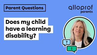 How to know if my child has a learning disability