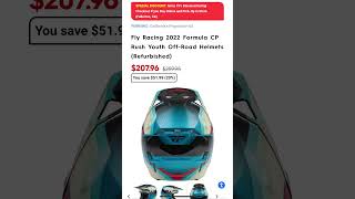 Motorhelmets Store Sale Fly Racing 2022 Formula CP Rush and Kinetic Straight Edge Youth MX Helmets