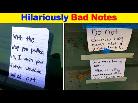 50 Funniest Bad Notes And Texts From Awful Neighbors (NEW) Brown Bear