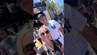 I met AARON JUDGE from the Yankees 😱😱 #shorts #celebrity #aaronjudge
