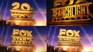 Bylineless 20th Century Fox logos Quadparison