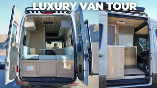 Luxury Meets Adventure in This Stunning Custom Van Conversion 🚐✨