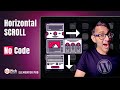 Horizontal Scroll Flow Elementor Wordpress Tutorial - No Code - No Plugin