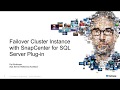 Building SQL Server Failover Cluster Instance with SnapCenter for SQL Server Plug-in