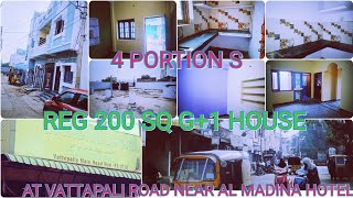 p 9121386247 ) Reg 200 sq g+1 house at Fatima Nagar vattapali road 9030017847