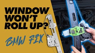 2007-2012 BMW 328i 3 Series Rear Window Regulator Fix Replacement [How to Fix Drop] Passenger Driver