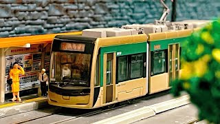 阪堺電気軌道 1001形 “堺トラム” (1001号) 低床路面電車 Hankai Tramway Tomytec 鉄道コレクション Tram Model