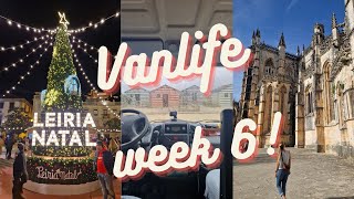 Vanlife week 6! | Camperreis door Portugal: De kust, kerstmarkt en indrukwekkend klooster!