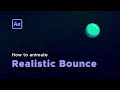 Quick-Trick: Create Realistic Ball Bounce In After Effects | Motion Graphics Bounce Beginner | 2 Min