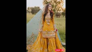 Elegant Gharara design 2023 ||latest design mehndi for bridal