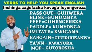 L160: Learn To Speak English II inshinga z'Icyongereza zagufasha kuvuga Icyongereza