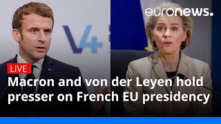 Macron and Von der Leyen speak on France's EU presidency
