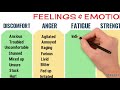 feelings and emotions words list of useful words to describe feelings u0026 emotions in english