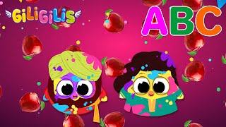 🎼 Sing \u0026 Learn ABCs – A for Apple, B for Ball | Best ABCD Song \u0026 Rhymes Video for Kids! #giligilis