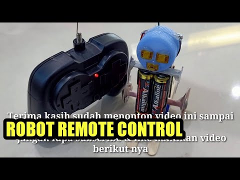 Cara Sederhana/mudah Membuat Robot Dengan Remot Kontrol - YouTube