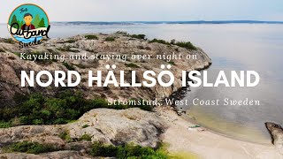 Kayaking and staying over night on Nord-Hallso island, Stromstad archipelago, west coast Sweden