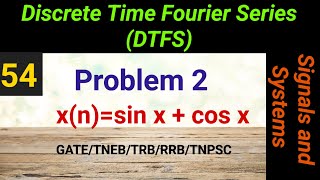 (Problem2 ) | Discrete Time Fourier Series (DTFS) | Tamil