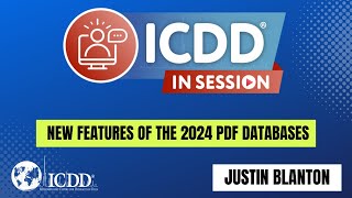 New Features of ICDD's PDF Databases - Justin Blanton InSession webinar