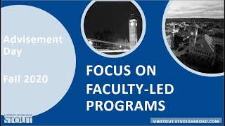 Focus on Faculty Led Programs