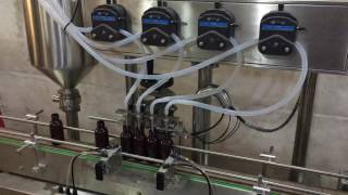 peristaltic pump filler bottle filling machine