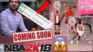 NEW CONTENT CONFIRMED BY RONNIE2K! PINK DIAMOND MICHAEL JORDAN OR DROSE IN NBA 2K18 MYTEAM