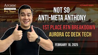 🔴 1st Place RTN: Aurora CC Deck Tech | Not So Anti-Meta Anthony | AGE Pro Team | Flesh and Blood