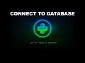 Connect To Database - Python Programming