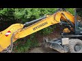 굴삭기 신형 현대hw145 3단붐 쓰리붐 리뷰..보기에는 08w 장.단점 설명 excavator 掘鑿機 パワーショベル 굴삭기 포크레인 굴착기 원주포크맨