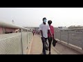 most hectic sidewalk invaded by hawkers african walk videos