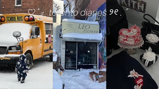 🇨🇦 토론토 브이로그 I 15개월 아기랑 눈 오는날 놀기⛄️❄️ ( 발렌타인데이, Kith Toronto, 한국에서 온 소중한 택배, 브리티쉬숏헤어 고양이일상 )