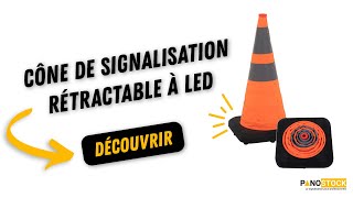 Nos Cônes de signalisation Rétractables LED - Panostock.fr