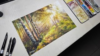 How to capture light in Watercolor | watercolor Painting tutorial