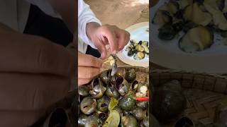 Boiled snails #cooking #food #eating #yummy