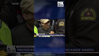 Protesters clash during Dallas 'No Kings' event