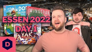 The Best Board Games at Essen Spiel 2022 - Day 1!