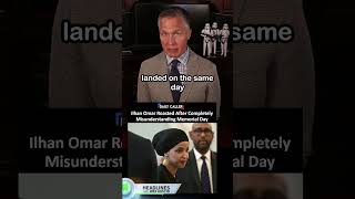 Ilhan Omar Confuses Memorial Day with Veterans Day #shorts  #shortsfeed #memorialday #veteransday