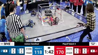 FTC WA State Semifinal, Playoff Match 9, 332:208