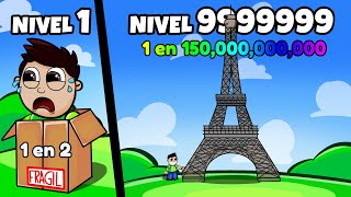 Construyo una CIUDAD RNG de Nivel 999,999,999 en Roblox