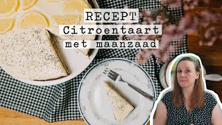 Recept: Citroentaart met maanzaad en een frisse frosting 🍋