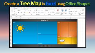 Tutorial: Create a Tree Map Chart in Excel including Office Shapes