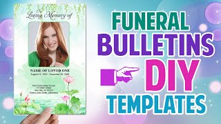 DIY Funeral Bulletins