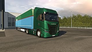 Euro Truck Simulator 2 | IVECO S-Way | Krone Mega Liner  | 4K